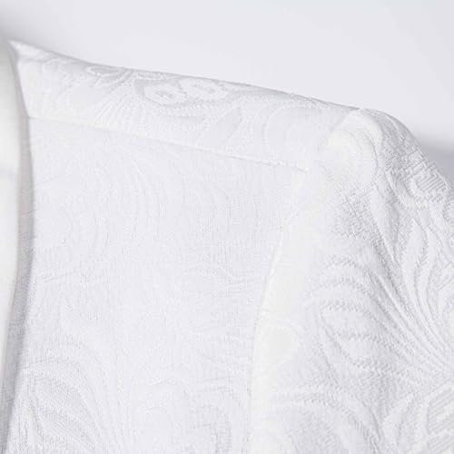 Men's Tuxedo Suit Jacket One Button Blazer Bussiness Casual Formal Sport Coats for Wedding Party, Prom, Dinner2