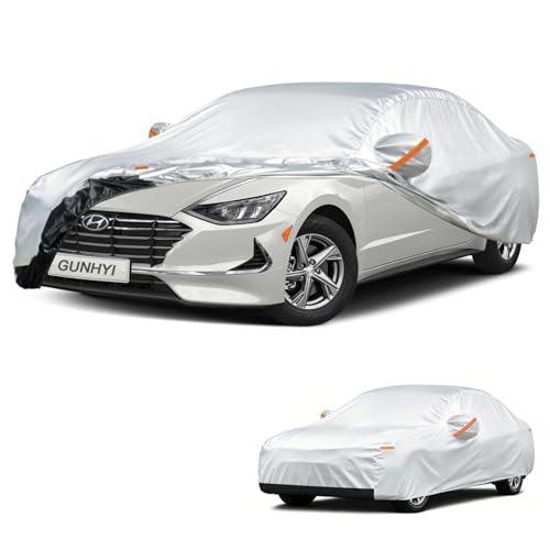 Image of GUNHYI Car Cover Custom Fit Hyundai Sonata (1993-2026) Waterproof for Automobiles, Oxford Sun Rain Dust Snow Protection (Ships from US Warehouse, Delivery 3-8 Days)