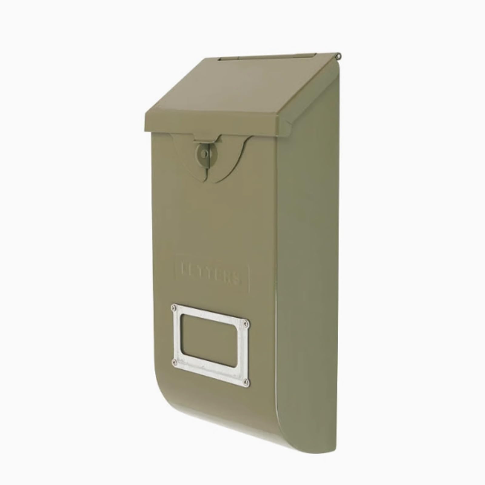 Email address, Retro Nostalgic Mailbox, No Lock, Medium Capacity, Suitable for Outdoor, Home, School, Company(Green)