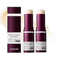 Cemenrete Calcium Volume Multi Balm, Collagen Moisturing Stick, Wrinkle Core Stick, Intensive Repair & Moisturizing Cream, Hydrating, Firming Skin, Suitable for Eyes, Neck, Face(2pcs)