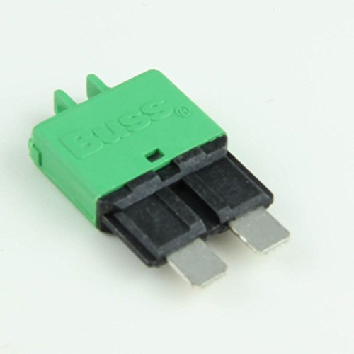 30 Amp Manual-Reset Low-Profile ATC/ATO Blade-Style Circuit Breakers (1 per pack)