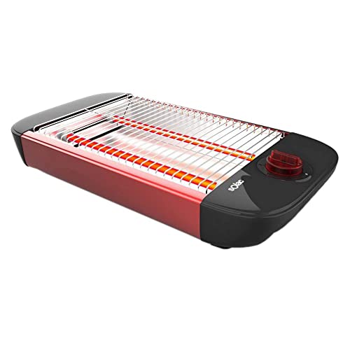 Solac Stillo Red Tostador Plano, 600 W, 5.3 tons, Plástico, Rojo Clase de eficiencia energética A