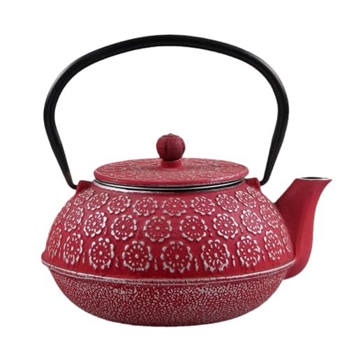YAKINO Nambu Tetsubo, Tetsubo, Cherry Blossoms, Ironware, Teapot, Casting, Tea Utensils, Iron Replenishment, Gas, Electric Stove, Charcoal Fire, Induction Cookware, Direct Flame Compatible, Traditiona