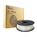 PLA 3D Printer Filament, XYZPrinting PLA Filament 1.75mm, Dimensional Accuracy +/- 0.02mm, 600g Spool (1.3lbs), 1.75mm, PLA PEARL WHITE