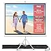 Pyle Leinwand Beamer Rollo, 72 Zoll 4:3 –Projektor Leinwand 110×145 cm mit Stativ, Tragbar, Faltbar & Windresistent, Ausziehbar für Indoor/Outdoor, Heimkino, Schule, Büro, Garten & Events