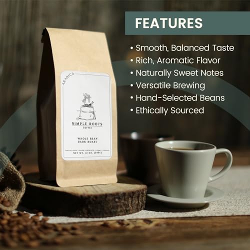 Café en grano 100% Arábica tueste oscuro 5 lb miniatura 3