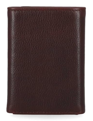 Harley-Davidson Men's Bar & Shield Plate Tri-Fold Leather Wallet - Oxblood Brown3