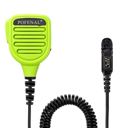 Microphone d'épaule Motorola XPR3500 pour chantiers et sécurité extérieure