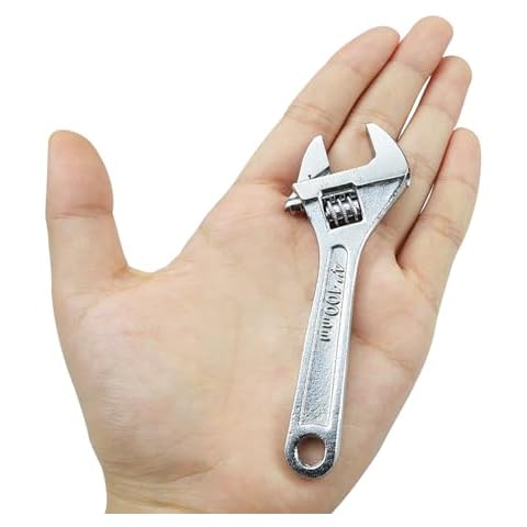 oupados Small Adjustable Steel Spanner for Tight Spaces Cover