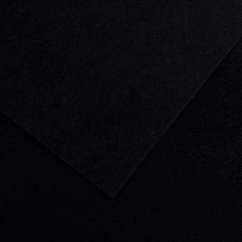 Canson Paquet de 10 feuilles de papier Colorline 50 x 65 cm 150 g noir