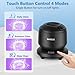 2025 Ultrasonic Retainer Cleaner for Dentures & Aligner, Durable Removable Base and Top Cover, Denture Cleaner Machine with 4 Modes for Mouth Guards, Jewelry, Rings, etc (Black)