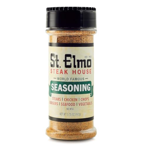 St Elmo Steak House Seasoning, Flavorful Rub for Steaks, Bur...