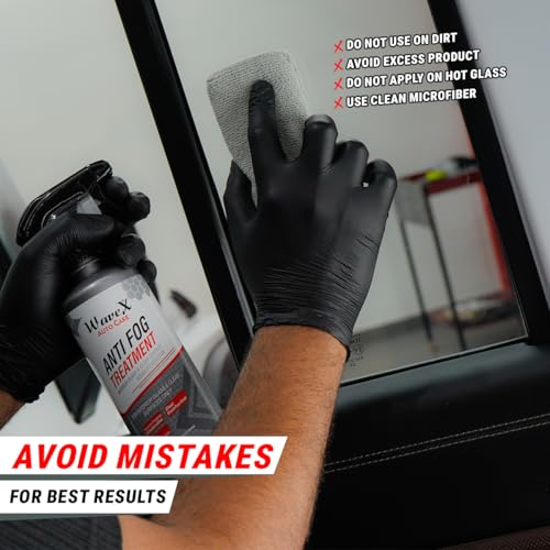Image of Wavex Anti Fog Treatment for Car Interior Glass, Helmet Visor & Spectacles | Prevents Fogging & Condensation | Clear Streak-Free Visibility | Interior Use Only | 125ml