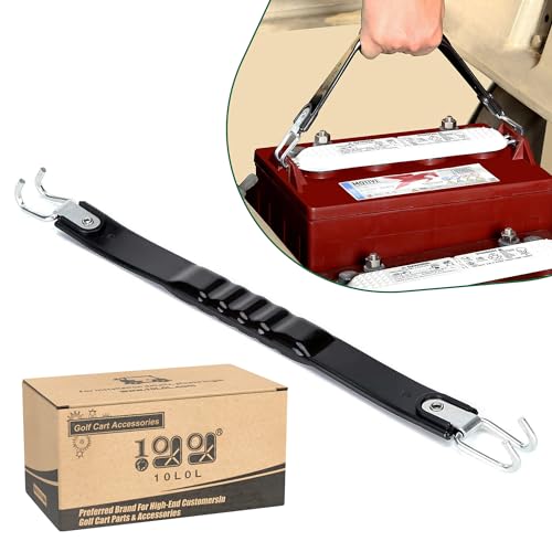 10L0L Golf Cart Battery Lifting Strap Works for Trojan Deep Cell Batteries, Universal Deep Cell Battery Carrier Strap for Yamaha, Club Car and EZGO Golf Carts (1 Piece)