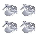 Baudelun Strain Relief Clamp for Dryer Cord,4 sets 2 Piece Strain Relief Clamp,Keep Electrical Connections Secure, Protect Cord from Damage Caused by Pulling, Lateral, and Tensile Movements