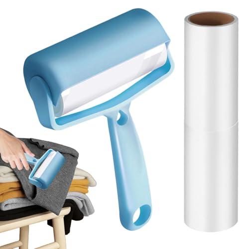 Rullo di rimozione,Rulli di lanugine per indumenti,Rotolo di lanugine riutilizzabile portatile per abbigliamento - Prodotti per la cura 'abbigliamento, articoli per la pulizia della casa per