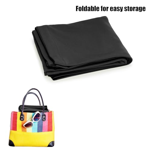 Image of Stretchy Panoramic Canopy Compatible with Wonderfold Stroller Wagons W2 /W4 All Model,UPF50+ Fabric Sun Shade and Protection for Riders(Black)