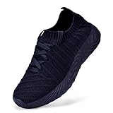 Troadlop Boys Shoes Slip-On Gym Walking Shoes Knitted Tennis Running Sports Shoes for Girls Navy...