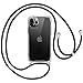 Produktbild opamoo Handykette iPhone 11 Pro Max, iPhone 11 Pro Max Handyhülle mit Kordel Necklace Schnur Stoßfest Fallschutz Bumper Silikon Schutzhülle mit Band Umhängen Necklace Hülle für iPhone 11 Pro Max case