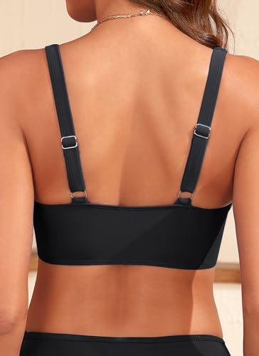 Women Underwire Bikini Top - Push Up Bathing Suit Top Large Bust Swim Top 2025 Swimsuit Top3
