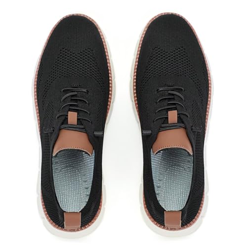 Men's Breeze Shoes Knit Mesh Casual Oxfords Sneakers Comfortable Walking Shoes3