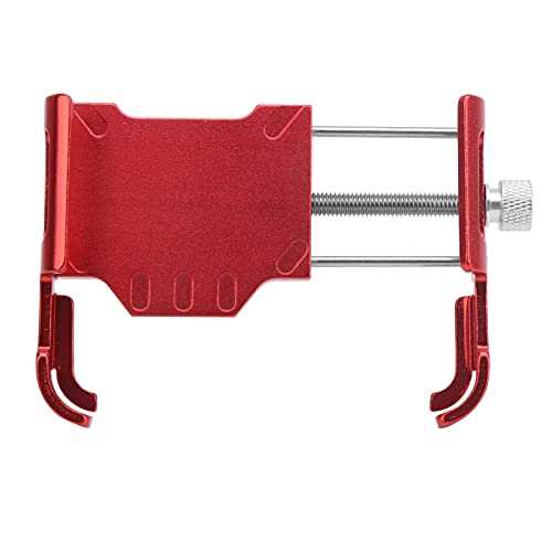 Wedinard Riding Accessory, Bicycle Phone Clamp Durable Aluminum Alloy 360° Rotation for Electric Vehicles for Bicycles for Motorcycles(red)
