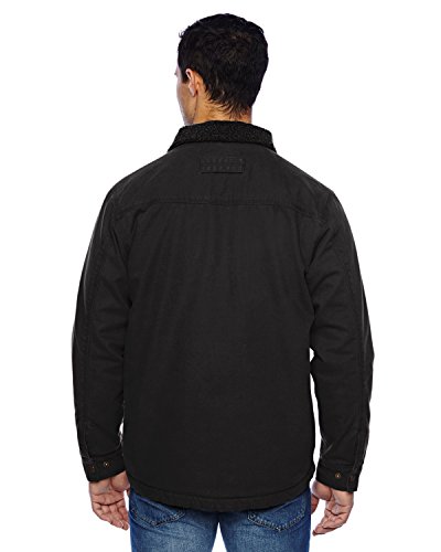 Dri Duck Endeavor Canvas Work Jacket with Sherpa Lining. 5037 Black XL2