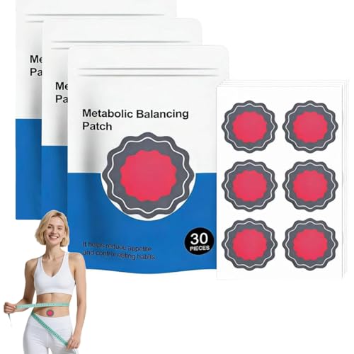 90 Stück Abnehmpflaster,Metabalancepatch,Kosmetisches Körperpflege Patch, Hautfreundliches Pflegepflaster komfortabel zur äußeren Anwendung Vorteilspack mit 90 Pflastern für Alle Körpertypen