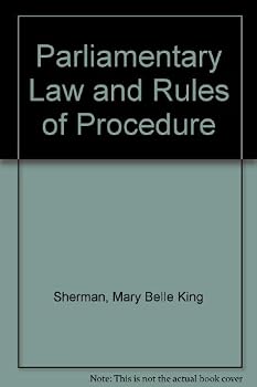 Hardcover Parliamentary Law & Rules of Procedure Book