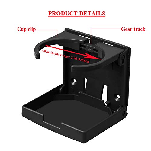 Portavasos Plegable Ajustable Universal para Carros miniatura 4