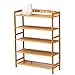 Feifei Zapatero, Bamboo Shoe Rack Organizer-5 Nivel-Multifunctional Storage Shelf-Good For Pasillo Living Room (Tamaño : 90 * 26 * 89cm)