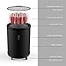 ADT 110V Indoor Outdoor Barrel Party Cooler Fridge 32 quart Single Zone Refrigerated Beverage Cooler With Wheels Suit for Ball Games Bars Party Travel