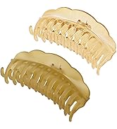Bellisia Large Hair Claw Clips for Women Girls Matte Non-slip Hair Jaw Clips Big Transparent Hair...