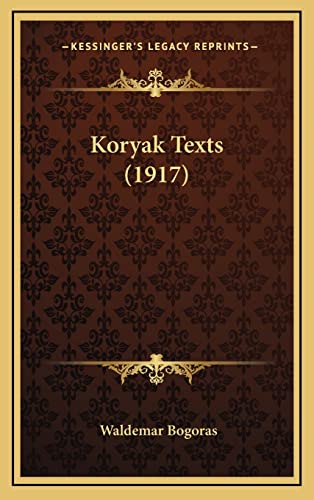 Koryak Texts (1917)