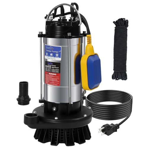 Weeflos 1.6HP Submersible Sump Pump 5500 GPH