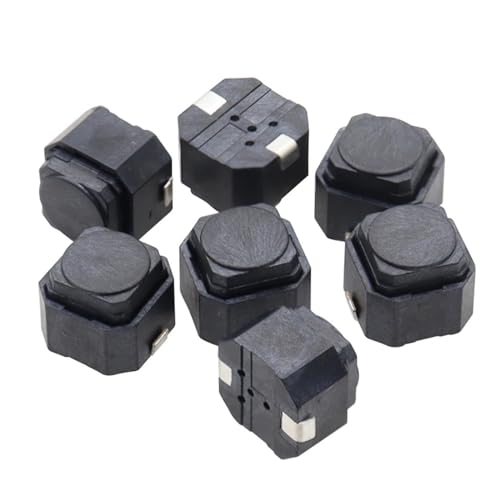 Interrupteur muet 6x6x5 mm tactile en silicone pour un clic fluide et discret