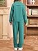 blibean Tween Girls Sweatshirt Half Sweat Pants Sets Kids Girl Athletic Jogger Jogging Suits Collar Pullover Outfits Fall Fashion Clothes Pullover Tops Size 8-9 Years Old Green
