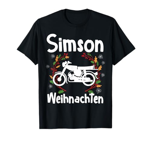 Simson S51 - Ventilador de Navidad para coche antiguo (2 tiempos) Camiseta