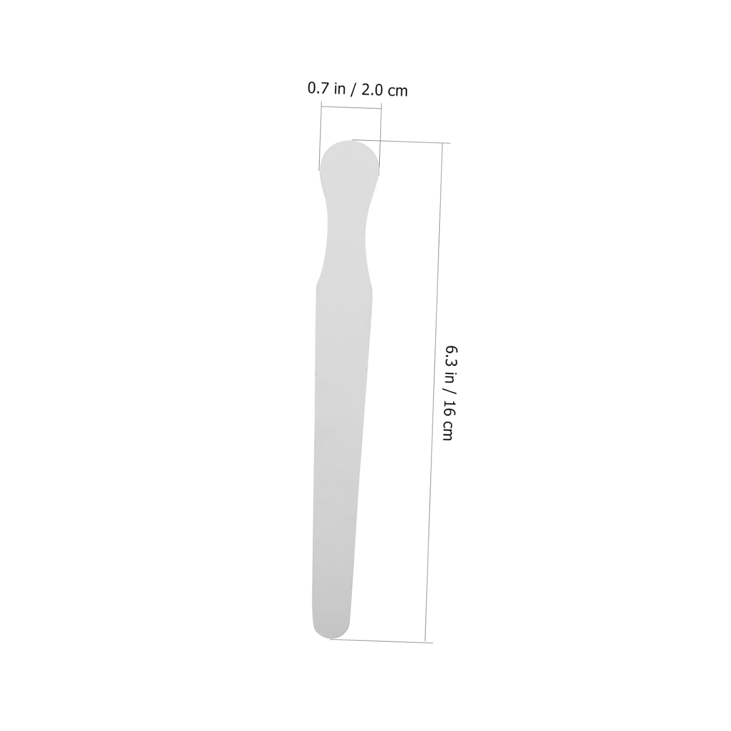 CHILDWEET 10pcs Stainless Steel Spatulas for Mixing and Scraping Lightweight Tongue Scrapers Professional Tools Corrosive Clinics and Kitchens