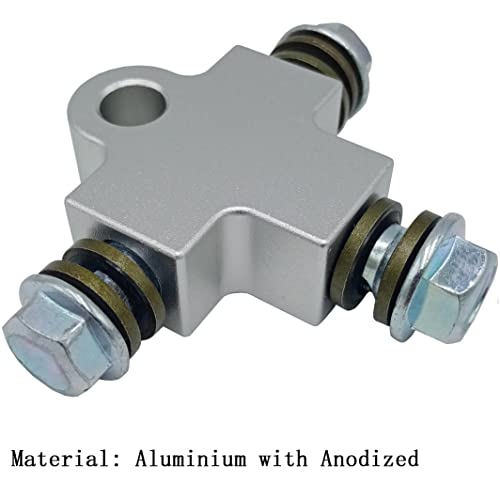 Conector hidráulico moto de 3 vías para solucionar la falta de mordiente en frenos de disco doble 7
