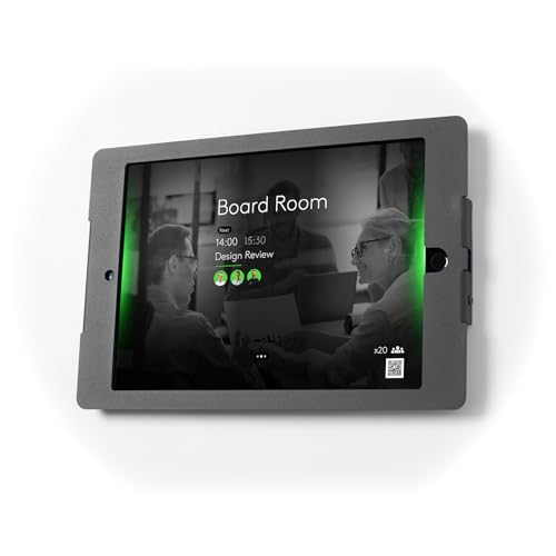 Tabdoq Lite Support Mural Tablette | Support Mural iPad | Fixation Sécurisée et Robuste avec Caméra et Bouton Home Accessibles | Compatible iPad 7e, 8e, 9e...