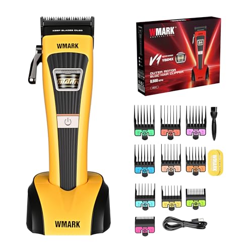 WMARK Professional VIBEMIX Cordless Low Vibration Outer Rotor BLDC Hair