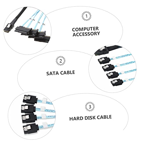 Câble mini vers adaptateur de disque dur SSD NUOBESTY flexible - 3