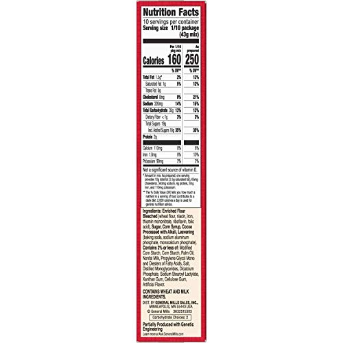 Image of Betty Crocker Super Moist Milk Chocolate Cake Mix, 15.25 oz