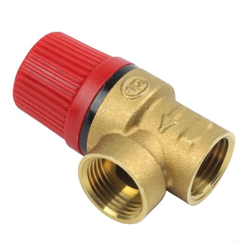 Válvula de seguridad de latón de diafragma para sistemas de calefacción, válvula de alivio de presión de 2 pulgadas, válvula de drenaje de sistema cerrado de 3 a 6 bares, construcción de aleación de