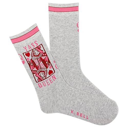 K. Bell Fun Women Unite Crew Socks-1 Pairs-Cool & Empowering Novelty Gifts