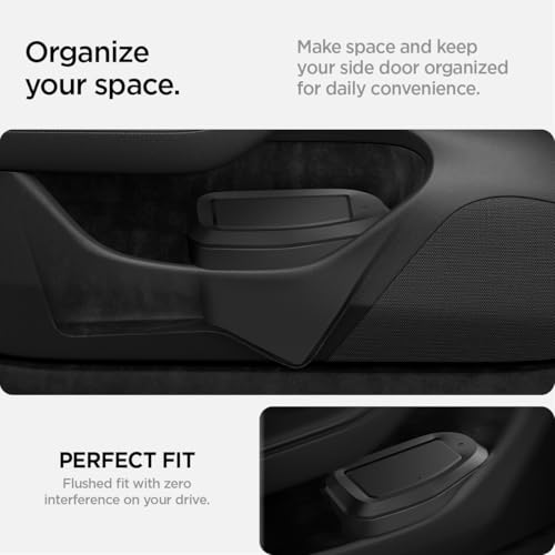 Image of Spigen Driver Side Door Pocket Car Trash Can for Tesla Model 3 Highland (Standard, Premium & Performance 2026 /2025 /2024)