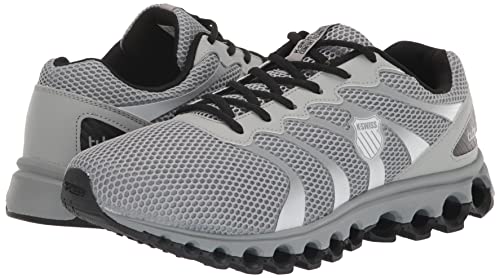 Image of K-Swiss mens Tubes Scorch Training Shoe Sneaker, Gray /Black /White, 9 US