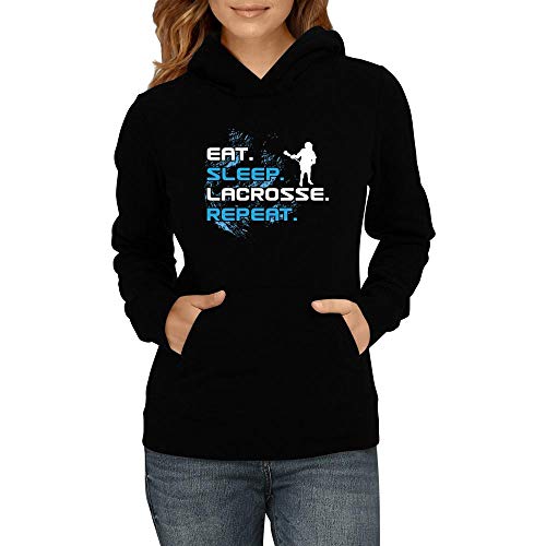 Idakoos Eat Sleep Lacrosse Repeat Capuche Femme 2XL