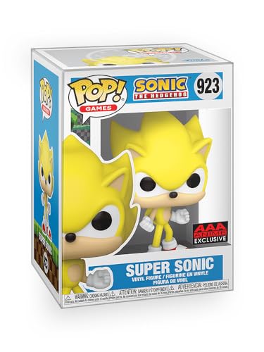 Epic Collectibles Pop Games: Sonic The Hedge hog - Super Sonic Exclusive Vinyl Figure Bundled with Box Protector Compatible for Funko